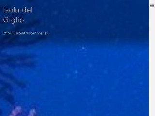 Screenshot sito: Isola del Giglio