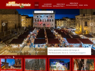 Screenshot sito: Tutto Mercatini Di Natale