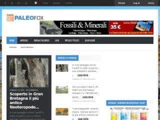 Screenshot sito: Paleofox