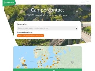 Screenshot sito: Campercontact