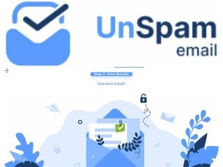 Screenshot sito: Unspam.email