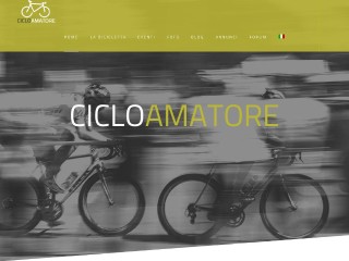 Screenshot sito: Cicloamatore