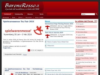 Screenshot sito: BaroneRosso.it
