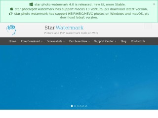 Screenshot sito: Star Watermark