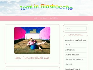 Screenshot sito: Temi in Filastrocche