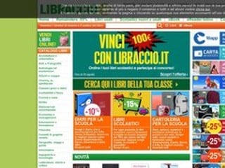 Screenshot sito: Libraccio.it