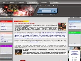 Screenshot sito: Lefeste.net