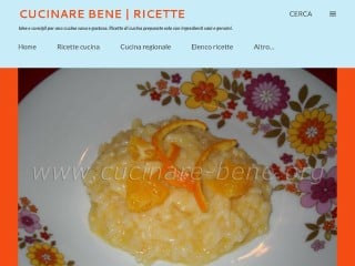 Screenshot sito: Cucinare Bene