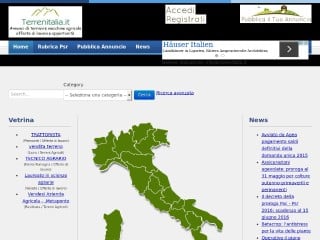 Screenshot sito: Terrenitalia.it