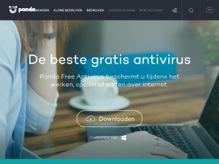 Screenshot sito: Panda Cloud Antivirus