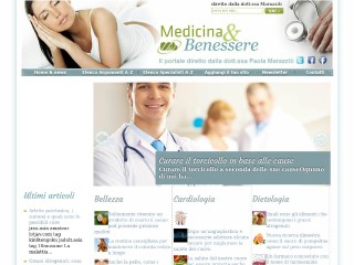 Screenshot sito: Medicina-benessere.com
