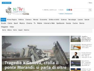 Screenshot sito: L’Italia News