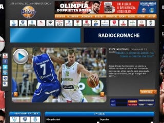 Screenshot sito: Lega A Basket