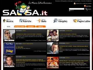 Screenshot sito: Salsa.it