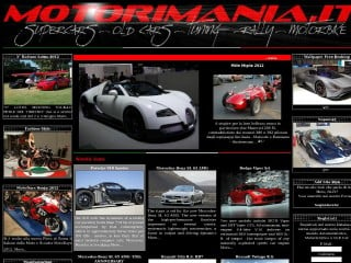 Screenshot sito: Motorimania