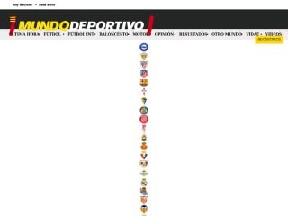 Screenshot sito: El Mundo Deportivo