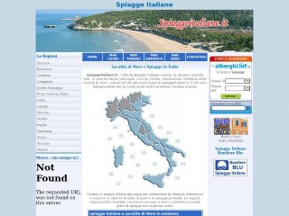 Screenshot sito: Spiaggeitaliane.it
