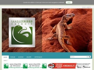 Screenshot sito: Sanguefreddo.net