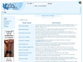 Screenshot sito: Guida a Emule