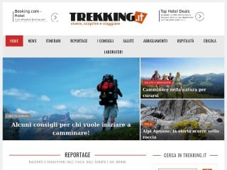 Screenshot sito: Trekking.it