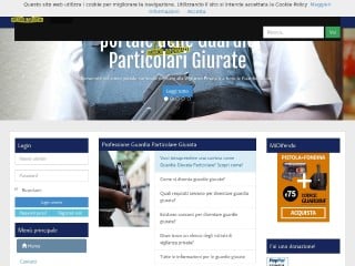 Screenshot sito: GuardieInformate