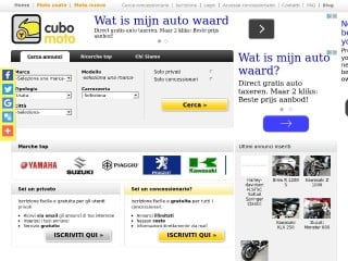 Screenshot sito: CuboMoto