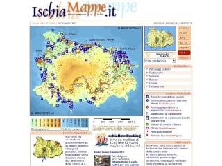 Screenshot sito: IschiaMappe