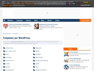 Screenshot sito: MrWebmaster Template per WP