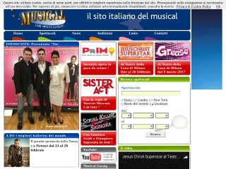 Screenshot sito: Musical.it