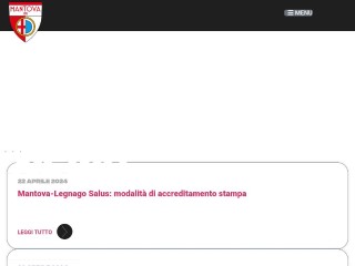 Screenshot sito: Mantova