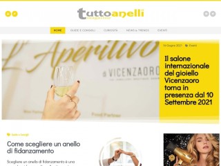 Screenshot sito: TuttoAnelli.it