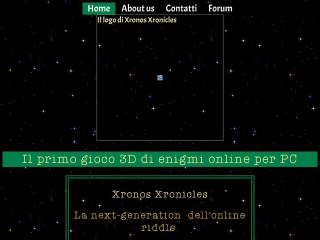 Screenshot sito: Xronos Xronicles