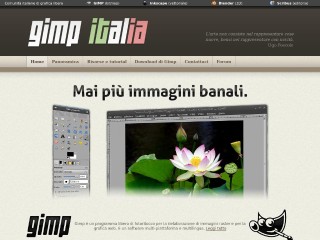 Screenshot sito: GimpItalia.it