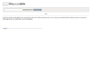 Screenshot sito: Dispostable
