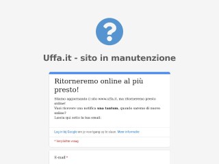 Screenshot sito: Uffa.it