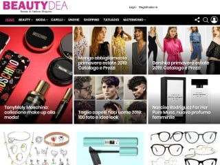 Screenshot sito: Beautydea