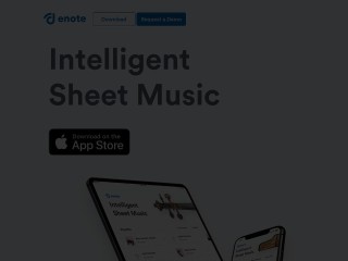 Screenshot sito: eNote