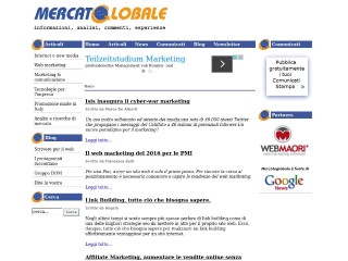Screenshot sito: Mercato Globale News