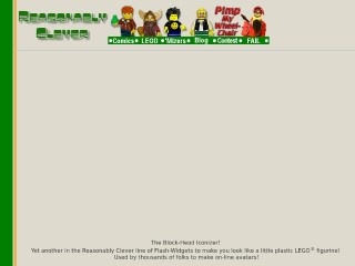 Screenshot sito: The Block-Head Iconizer