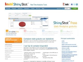 Screenshot sito: ShinyStat Free