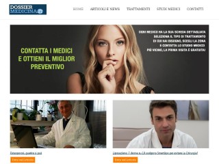 Screenshot sito: DossierMedicina