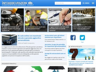 Screenshot sito: InfoAssicurazioniSulWeb