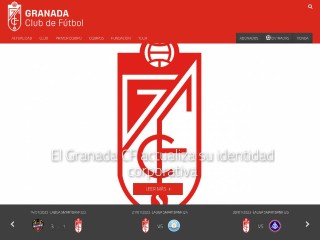 Screenshot sito: Granada CF