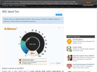 ADSL Speed Test by Toolset.it