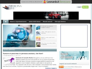 Screenshot sito: MedicinaLive.com