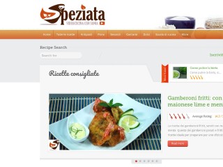 Screenshot sito: Speziata