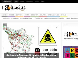 Screenshot sito: Altracitta.org