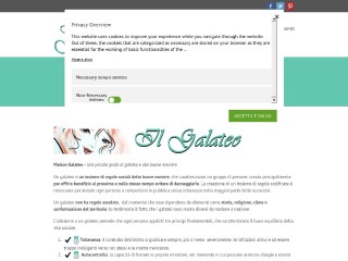 Screenshot sito: Maison Galateo
