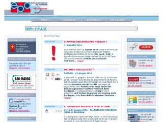 Screenshot sito: Epap
