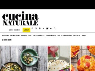 Screenshot sito: Cucina Naturale